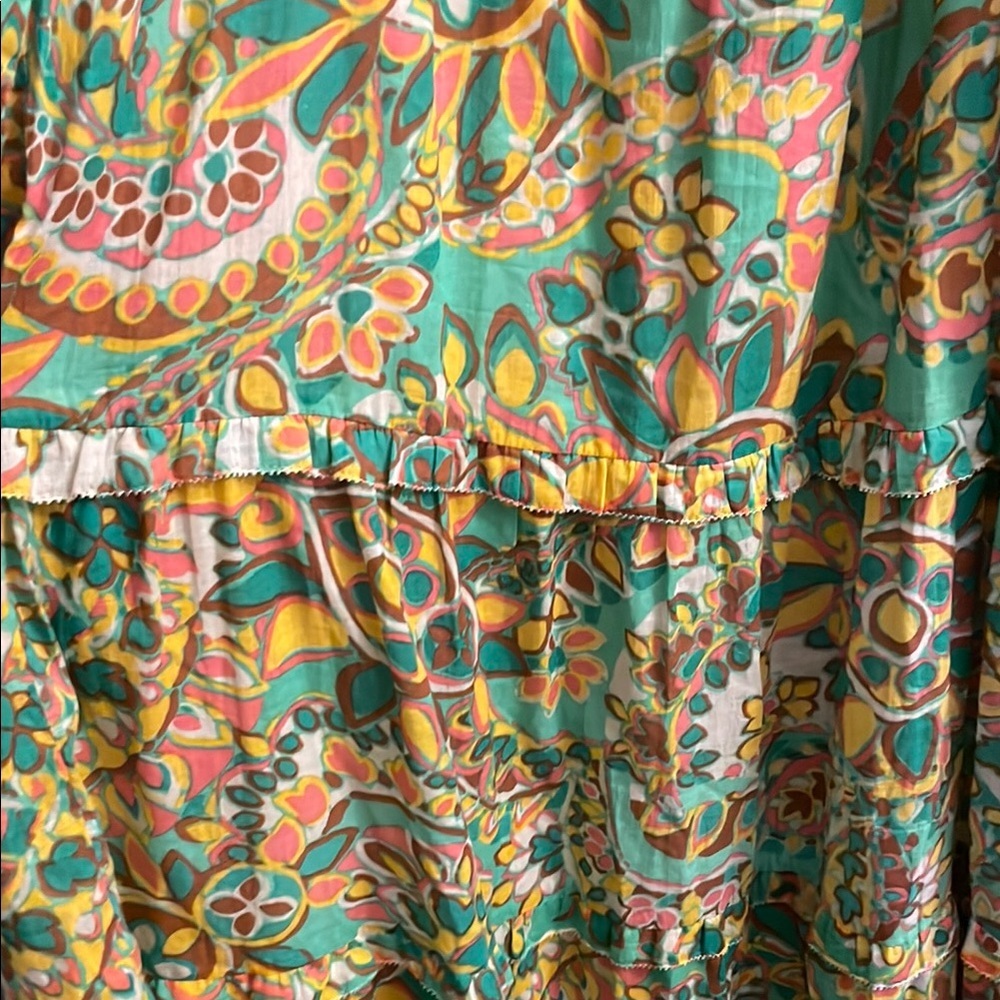 House of Harlow 1960 Green and Yellow Halter Sundress NEVER WORN, LOVE!! - Picture 6 of 8